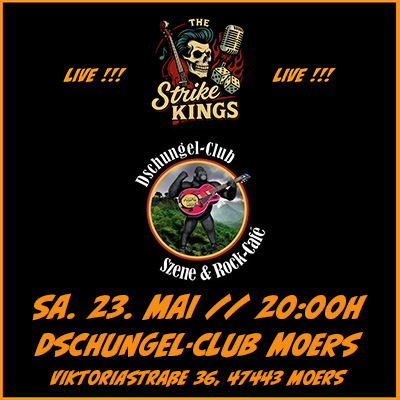 SA. 23.05. 
@DSCHUNGEL-CLUB // MOERS