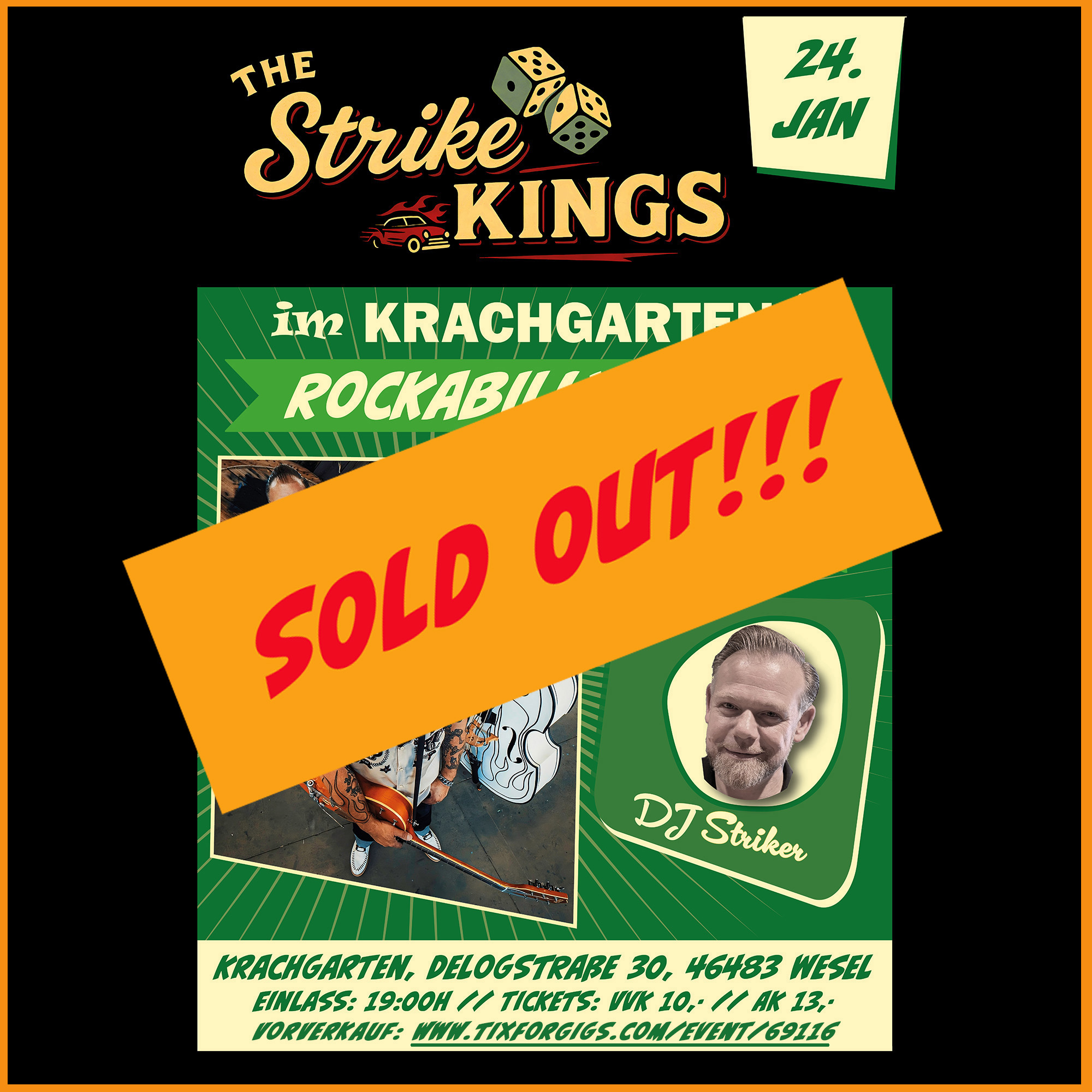 The STRIKE KINGS & Record Hop @Krachgarten // Wesel // 24.01.2026