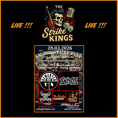 The STRIKE KINGS @ SKAlohner Billyfest // Stadtlohn // 28.03.2026