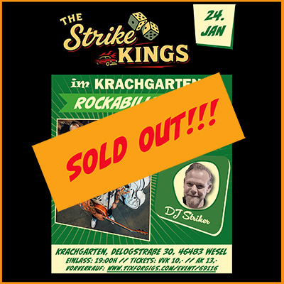 The STRIKE KINGS & Record Hop @Krachgarten // Wesel // 24.01.2026